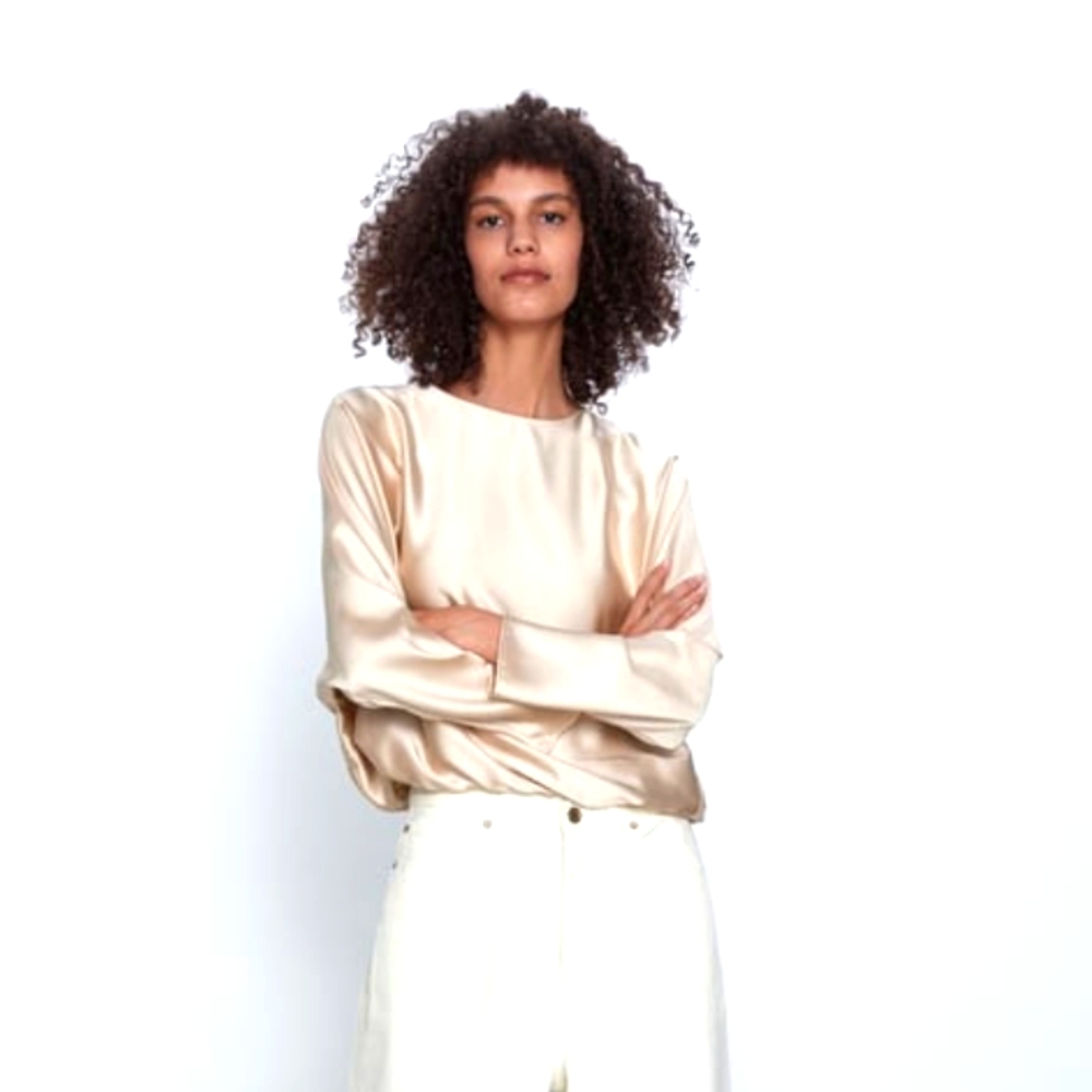 Zara Satin Effect Top